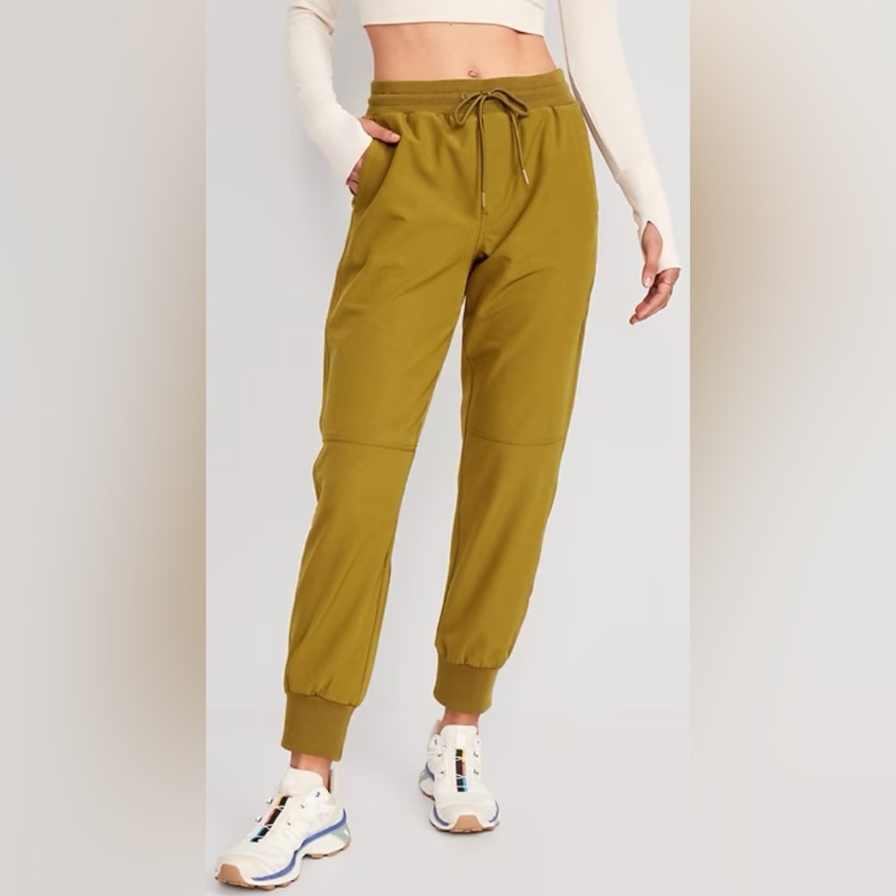 Mustard Green Jogger Pants
